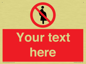 Custom prohibition not for pregnant women